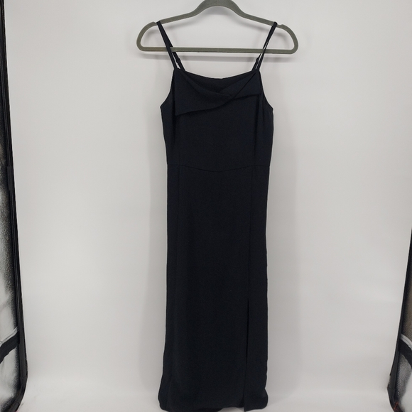 Vince Black Slip Dress with side slip size 2 - Picture 2 of 8